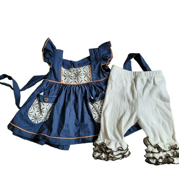 Well Dressed Wolf Mediterranean BlueTunic Set
